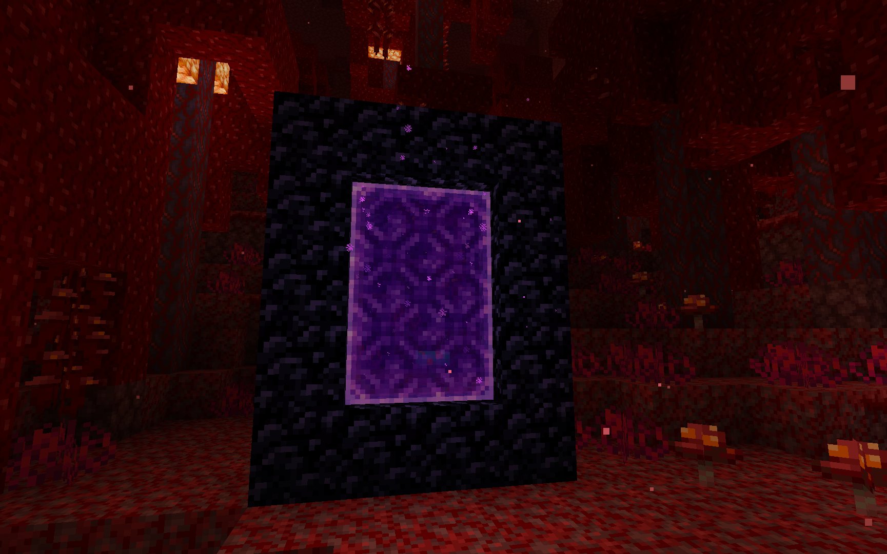 Glowy Nether Portals