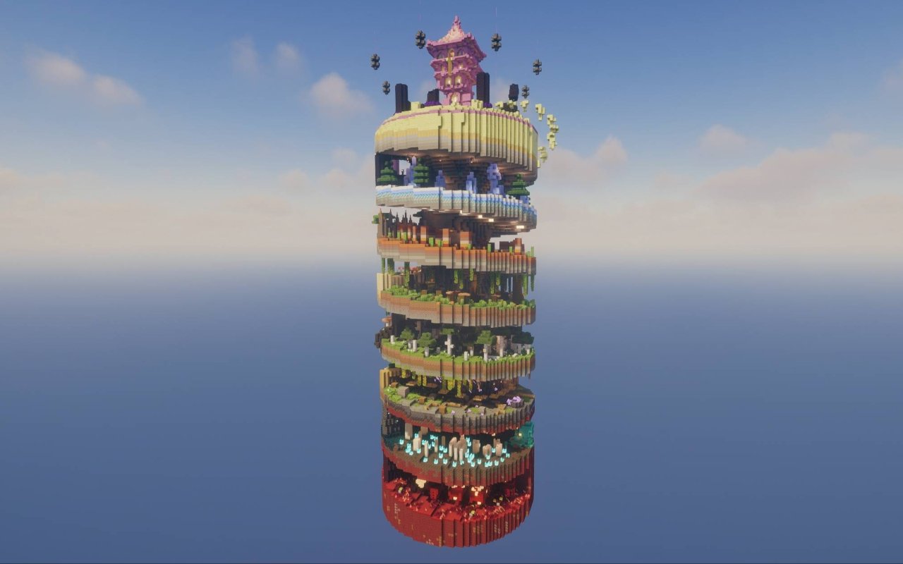 Spiral Parkour Challenge