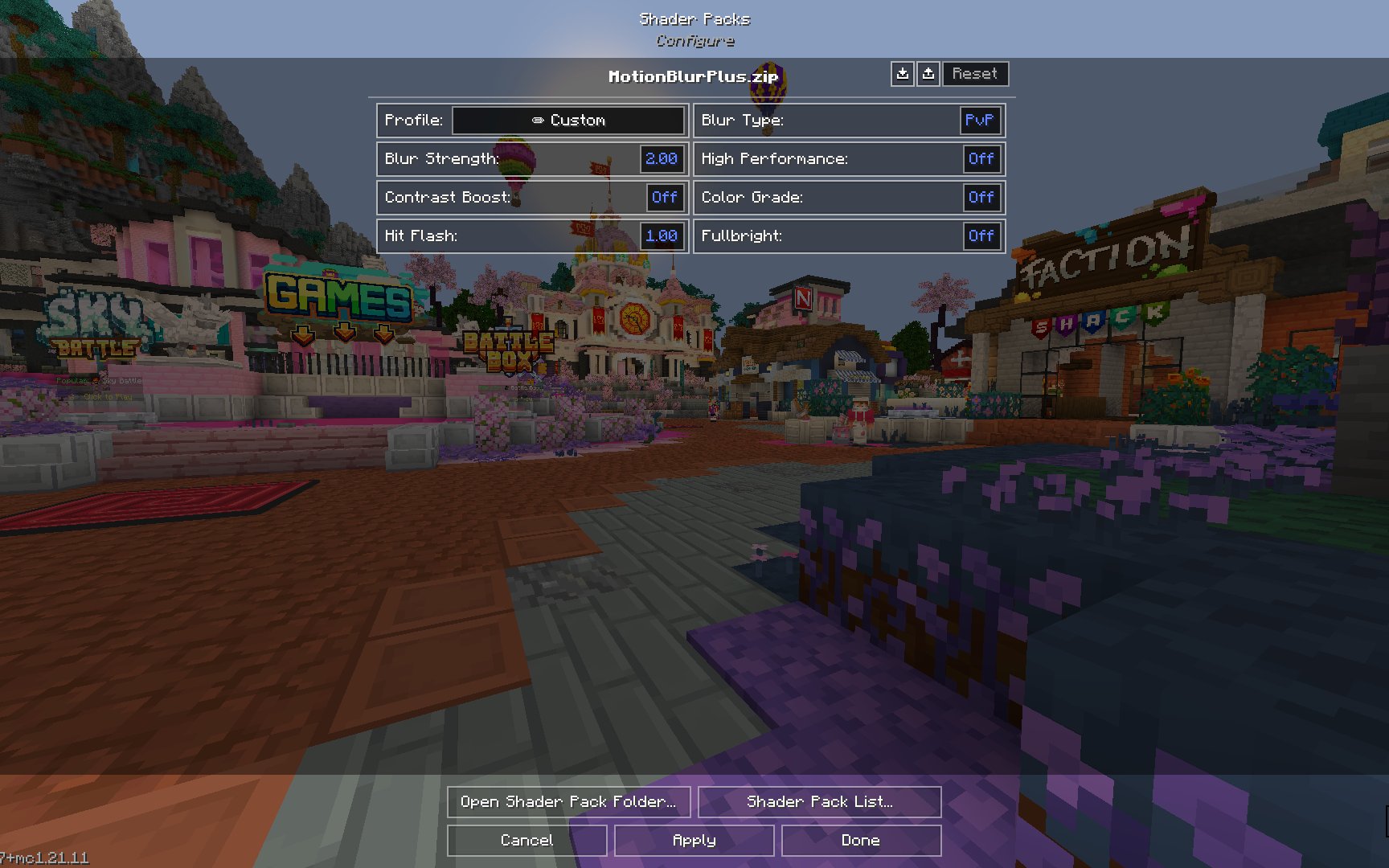 Motion Blur For PvP 封面